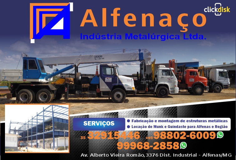 Banner ALFENAÇO INDÚSTRIA METALÚRGICA