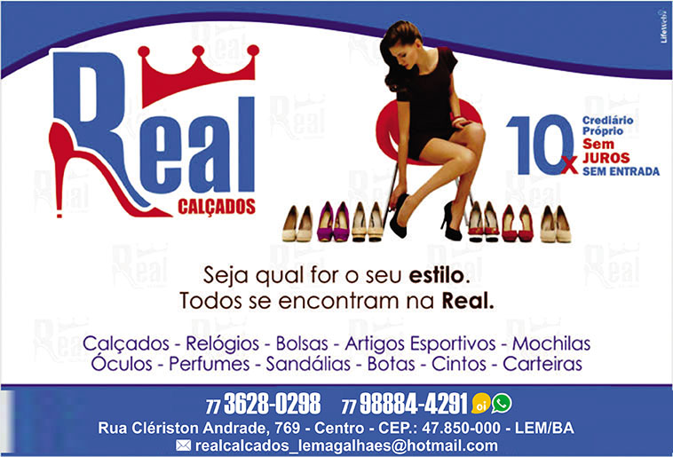 REAL CALÇADOS, 3628-0298 - Click \u0026 Disk